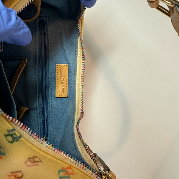 VTG SET DOONEY AND BOURKE multicolor monogram barrel and shoulder bags - Picture 5 of 7